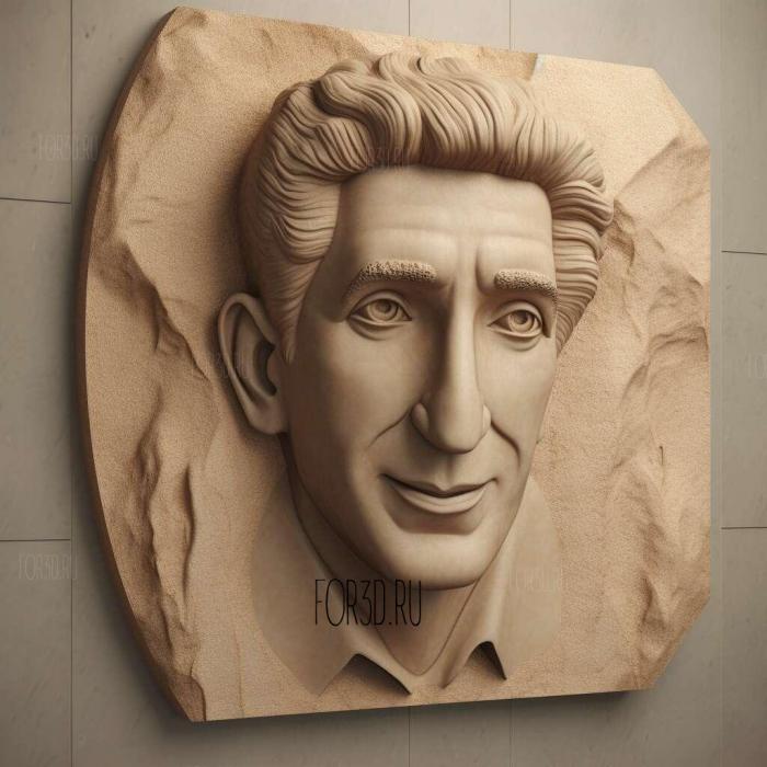 Ross Geller 3 stl model for CNC